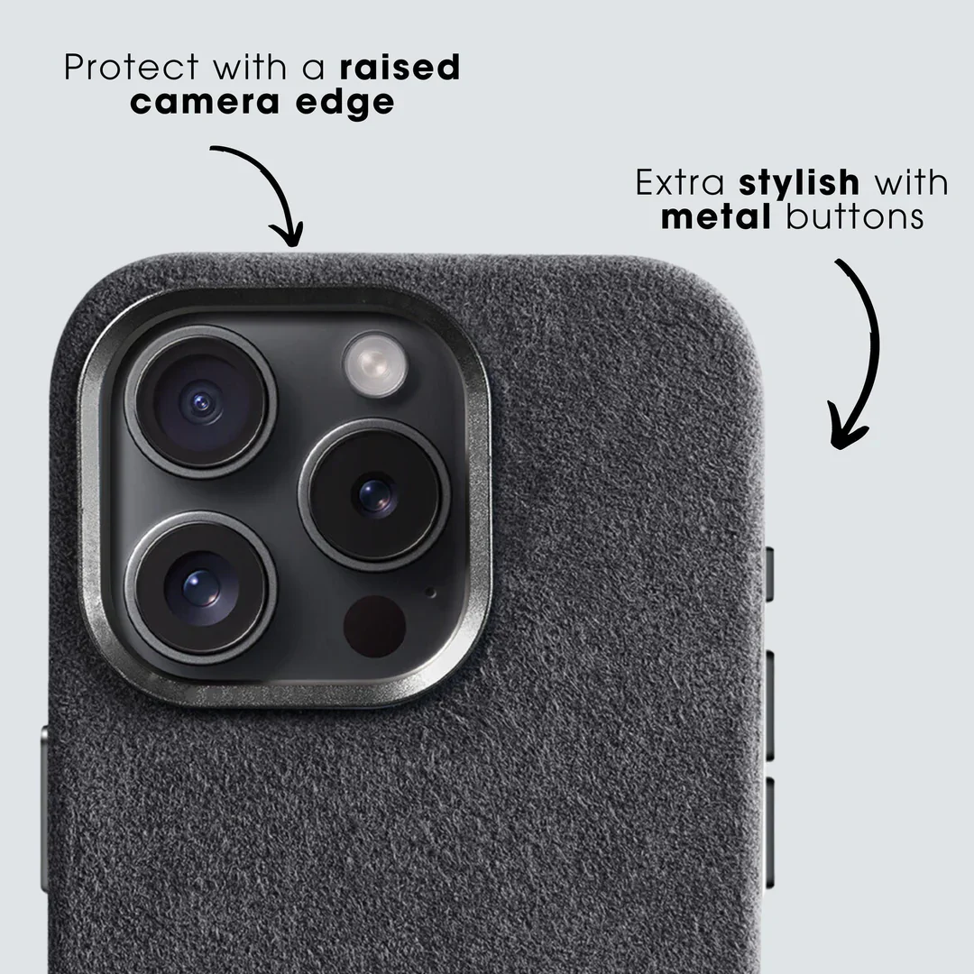 Alcanside | iPhone 14 Pro Max Alcantara Case | Space Grey - Image 4