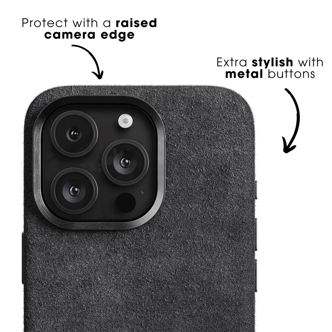 Alcanside | iPhone 16 Pro Max Alcantara Case | Space Grey - Image 3