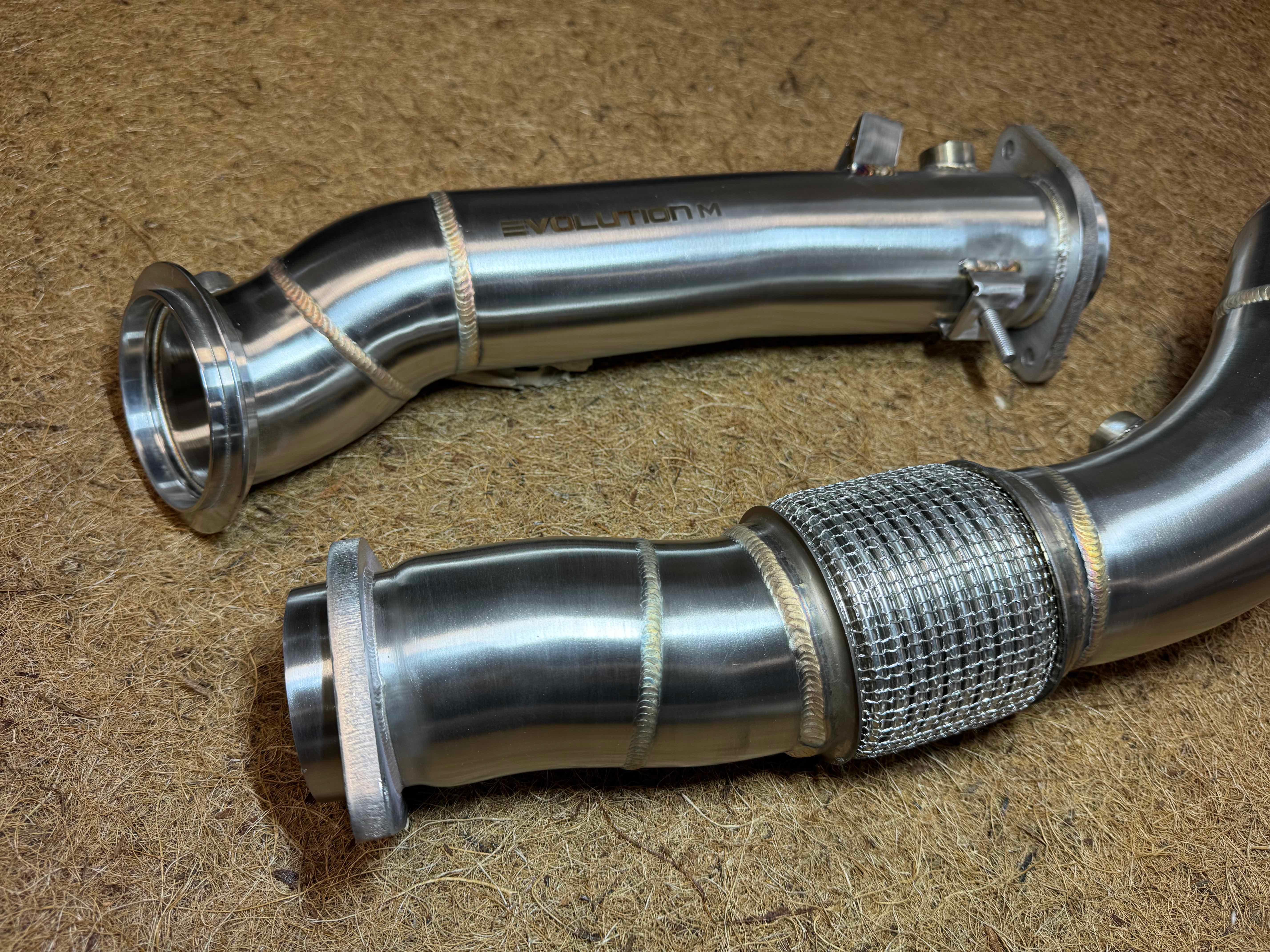 EVOLUTION M | BMW S58 G8x M2 / M3 / M4 Downpipes (catless or 200 cell) - Image 13